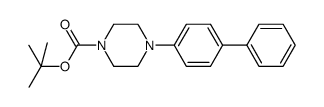 t-butyl 4-([1,1'-biphenyl]-4-yl)piperazine-1-carboxylate Structure