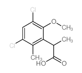 Benzeneacetic acid,3,5-dichloro-2-methoxy-a,6-dimethyl- picture