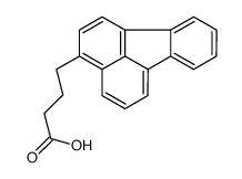 2-Fluoranthenebutanoic acid Structure
