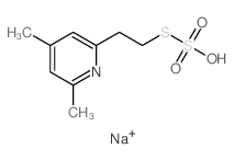 Thiosulfuric acid,S-[2-(4,6-dimethyl-2-pyridinyl)ethyl] ester, sodium salt (1:1) picture