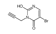 5-bromo-3-prop-2-ynyl-1H-pyrimidine-2,4-dione Structure