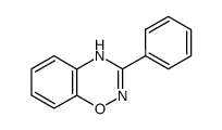 3-phenyl-4H-1,2,4-benzoxadiazine结构式