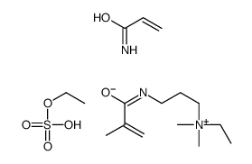 ethyl-dimethyl-[3-(2-methylprop-2-enoylamino)propyl]azanium,ethyl sulfate,prop-2-enamide Structure