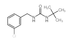 Urea,N-[(3-chlorophenyl)methyl]-N'-(1,1-dimethylethyl)-结构式