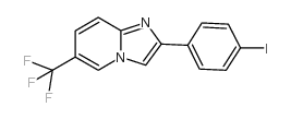 2-(4-Iodo-phenyl)-6-trifluoromethyl-imidazo[1,2-a]pyridine Structure