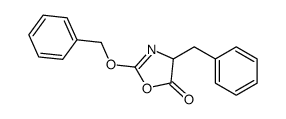 4-benzyl-2-phenylmethoxy-4H-1,3-oxazol-5-one Structure