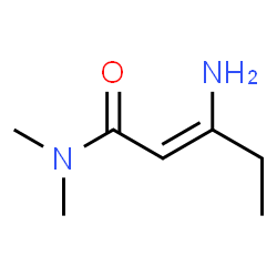 2-Pentenamide,3-amino-N,N-dimethyl-(9CI)结构式