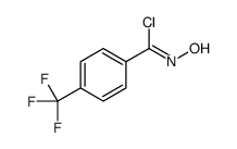 N-HYDROXY-4-(TRIFLUOROMETHYL)BENZIMIDOYL CHLORIDE Structure