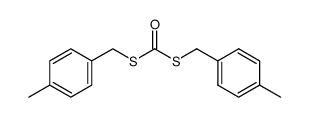 S,S-Bis[4-methylbenzyl] dithiocarbonate Structure