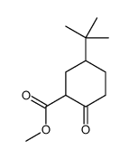 methyl 5-tert-butyl-2-oxocyclohexane-1-carboxylate结构式