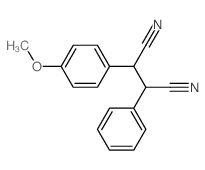 2-(4-methoxyphenyl)-3-phenyl-butanedinitrile结构式