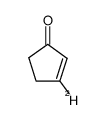 3-deuterocyclopentene-2-one-1结构式