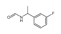 N-(1-(3-fluorophenyl)ethyl)formamide结构式