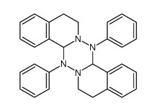 8,16-diphenyl-5,6,8,8a,13,14,16,16a-octahydro-[1,2,4,5]tetrazino[6,1-a,3,4-a']diisoquinoline结构式