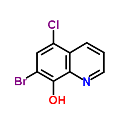 7-Bromo-5-chloro-8-quinolinol structure