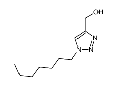 (1-heptyltriazol-4-yl)methanol结构式