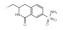 3-(FLUOROMETHYL)-1-OXO-1,2,3,4-TETRAHYDROISOQUINOLINE-7-SULFONAMIDE structure