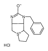 1-benzyl-3,3a,4,6,7,8,8a,8b-octahydrothieno[5,6]thieno[1,2-b]imidazol-5-ium-2-one,chloride结构式