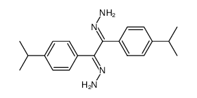 1,2-dihydrazono-1,2-bis(4-isopropylphenyl)ethane Structure