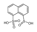 naphthalene-1-sulfinate-8-sulfonate结构式