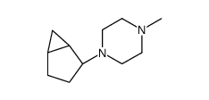 Piperazine, 1-bicyclo[3.1.0]hex-2-yl-4-methyl-, (1-alpha-,2-ba-,5-alpha-)- (9CI) picture