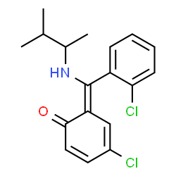 2-((1,2-Dimethylpropyl)imino-(2-chlorophenyl)methyl)-4-chlorophenol picture