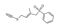1-(p-tolylsulfonyl)-4-thiocyanato-2-methyl-2-butene Structure