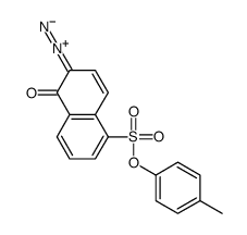 p-tolyl 6-diazo-5,6-dihydro-5-oxonaphthalene-1-sulphonate structure