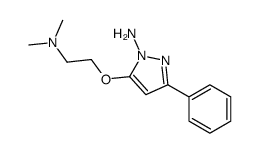 5-[2-(dimethylamino)ethoxy]-3-phenylpyrazol-1-amine Structure