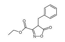 4-benzyl-5-oxoisoxazoline-3-carboxylic acid ethyl ester结构式