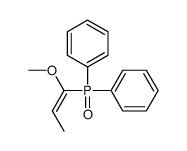 [1-methoxyprop-1-enyl(phenyl)phosphoryl]benzene Structure