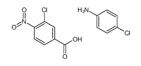4-chloroaniline,3-chloro-4-nitrobenzoic acid结构式