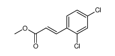 (2E)-3-(2,4-二氯苯基)-2-丙烯酸甲酯结构式