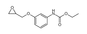 Carbamic acid, [3-(oxiranylmethoxy)phenyl]-, ethyl ester结构式