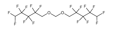 1,1,2,2,3,3,4,4-octafluoro-5-[[(2,2,3,3,4,4,5,5-octafluoropentyl)oxy]methoxy]pentane结构式