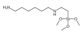 N'-(2-trimethoxysilylethyl)hexane-1,6-diamine结构式