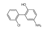 5-amino-2'-chloro-biphenyl-2-ol Structure