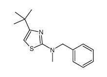 N-benzyl-4-tert-butyl-N-methyl-1,3-thiazol-2-amine结构式
