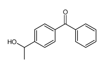 [4-(1-hydroxyethyl)phenyl]-phenylmethanone Structure