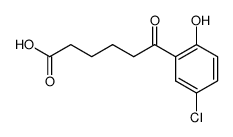 6-(5-chloro-2-hydroxy-phenyl)-6-oxo-hexanoic acid Structure