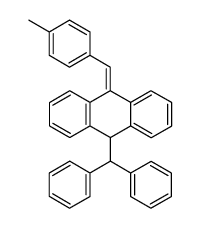 9-benzhydryl-10-(4-methylbenzylidene)-9,10-dihydroanthracene Structure