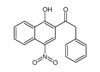 1-(1-hydroxy-4-nitronaphthalen-2-yl)-2-phenylethanone Structure