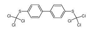 4,4'-bis-trichloromethylsulfanyl-biphenyl Structure