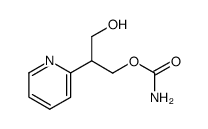2-(2-Pyridyl)-1,3-propanediol monocarbamate结构式
