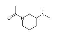 1-ACETYL-3-(METHYLAMINO)PIPERIDINE结构式