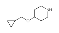 4-(Cyclopropylmethoxy)piperidine structure