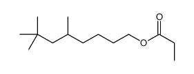 5,7,7-trimethyl-1-octyl propionate结构式