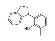 2-(2,3-dihydro-1H-inden-1-yl)-6-methylphenol结构式