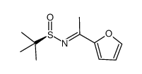 (R)-N-(1-(furan-2-yl)ethylidene)-2-methylpropane-2-sulfinamide Structure