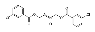 (E)-azoxybis(methylene) bis(3-chlorobenzoate)结构式